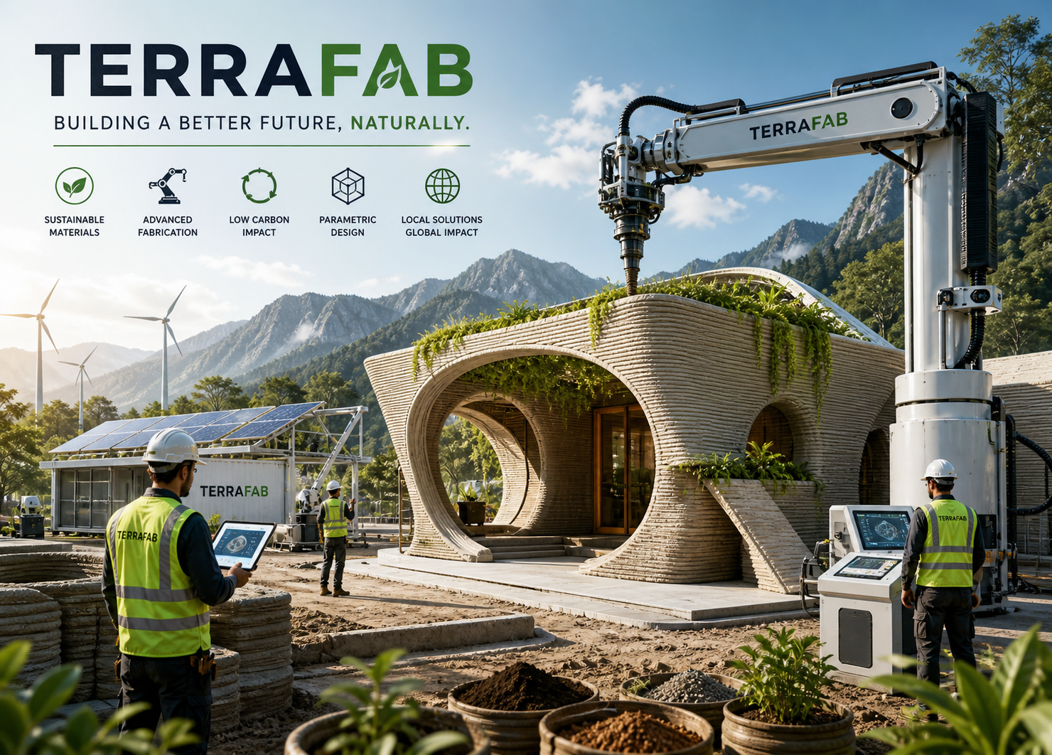 TerraFab — Reinventing Sustainable Construction Through Advanced Fabrication