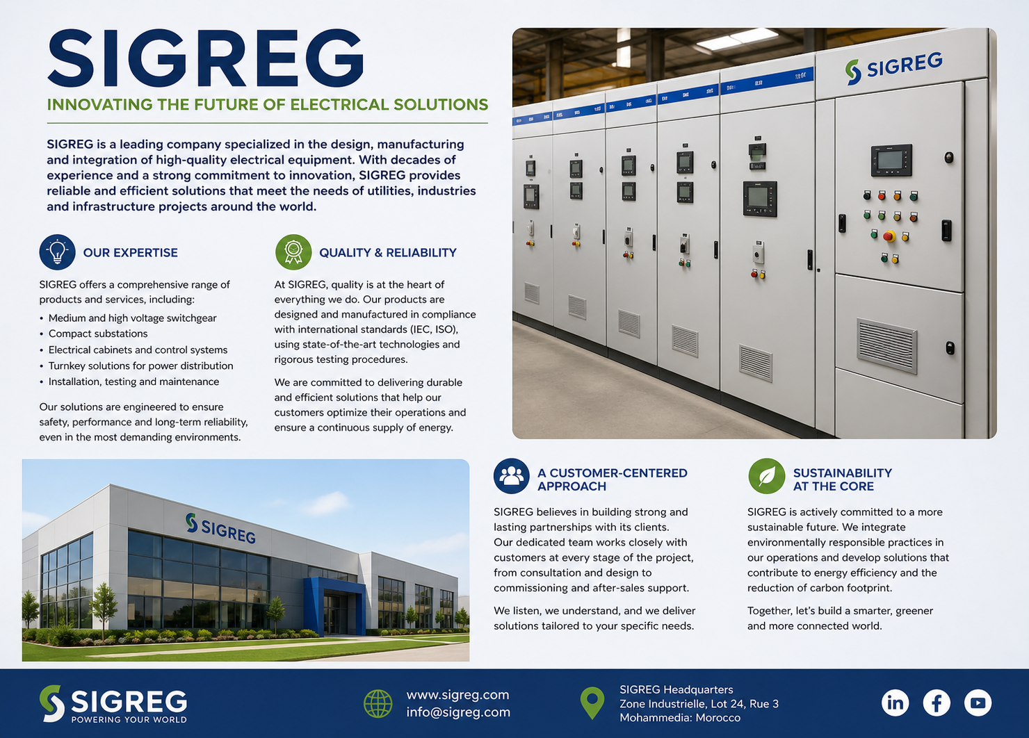 SIGREG: Innovating the Future of Electrical Solutions